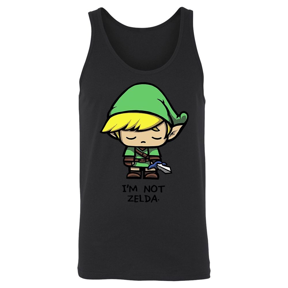 Unisex Jersey Tank - TWAMJ4NL - Black - 14