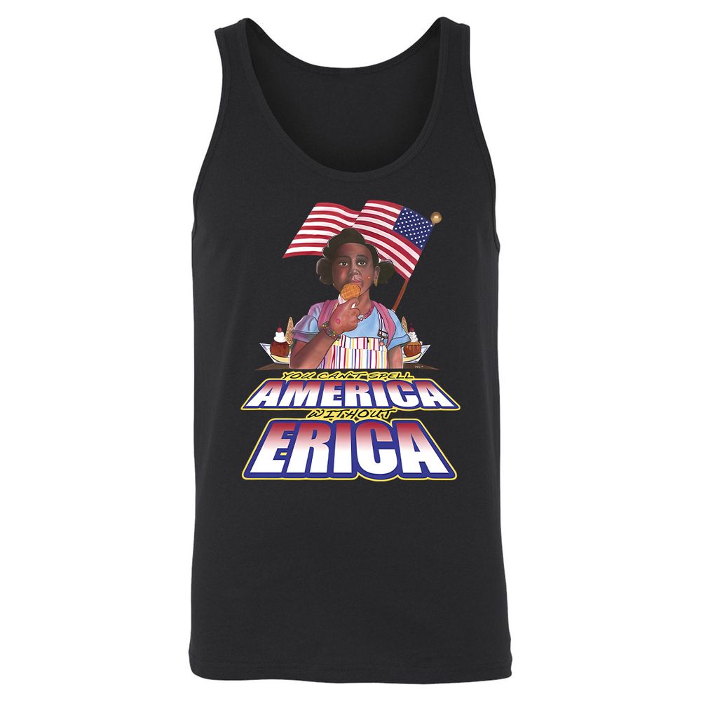 Unisex Jersey Tank - 764QF3TM - Black - 14