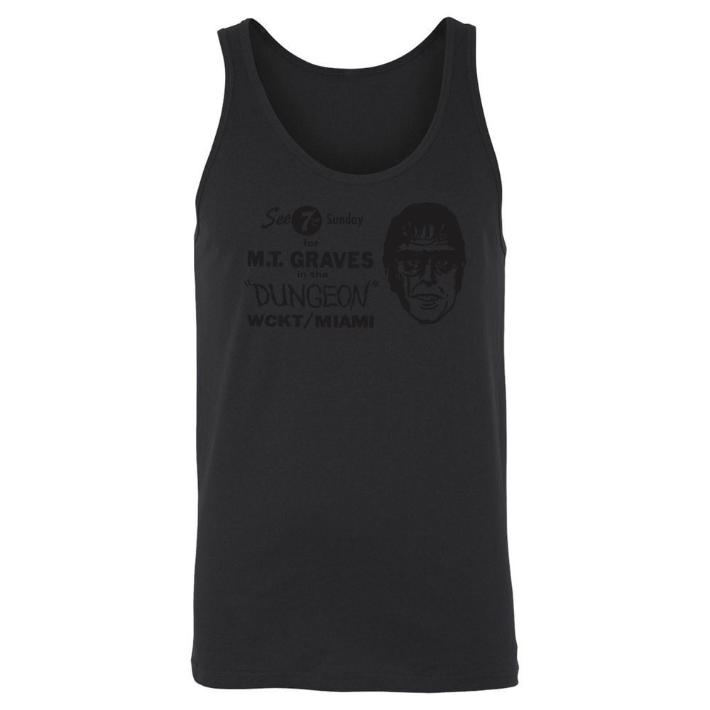 Unisex Jersey Tank - RGQL6WAQ - Black - 14