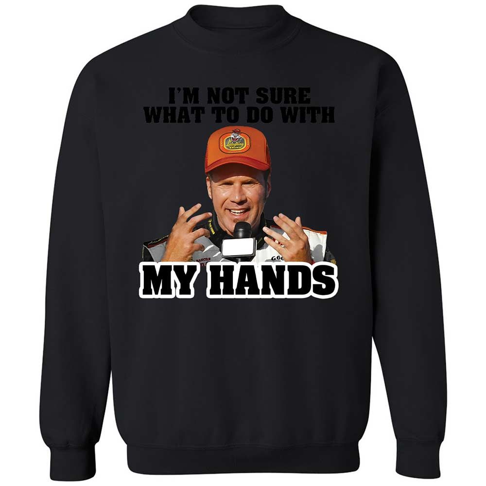 I'm Not Sure What To Do With My Hands - Black - 14