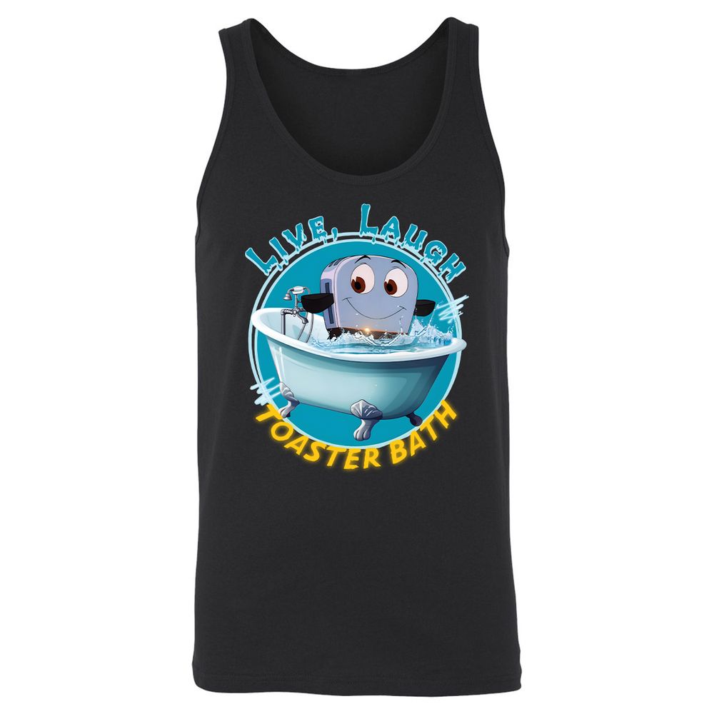 Unisex Jersey Tank - EA6XBFLW - Black - 14