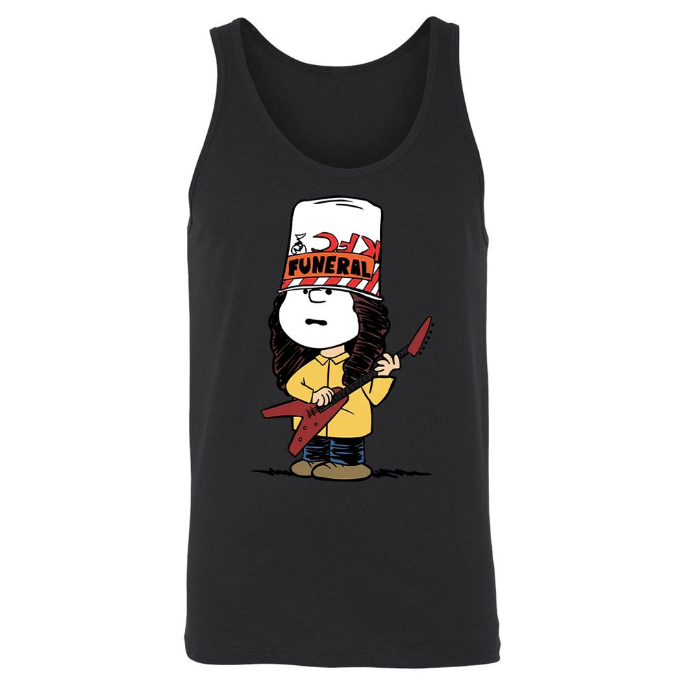 Unisex Jersey Tank - PKR7P895 - Black - 14