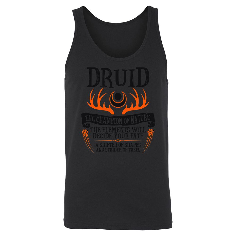 Unisex Jersey Tank - QSFRGLVB - Black - 14