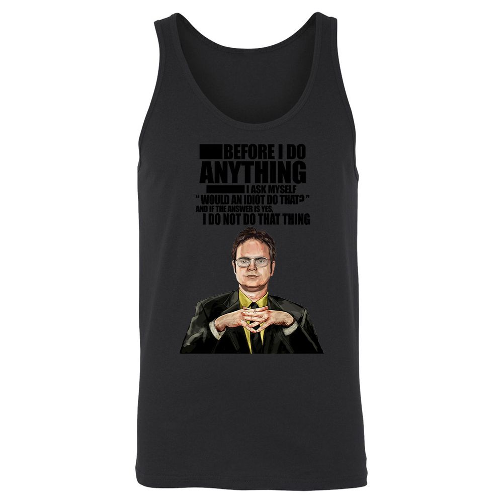 Unisex Jersey Tank - 2YDRFHMS - Black - 14