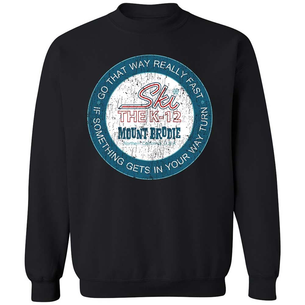 Classic Unisex Sweatshirt - S4T76ZDS - Black - 14