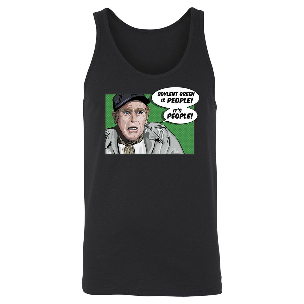 Unisex Jersey Tank - S2ZDXZML - Black - 14
