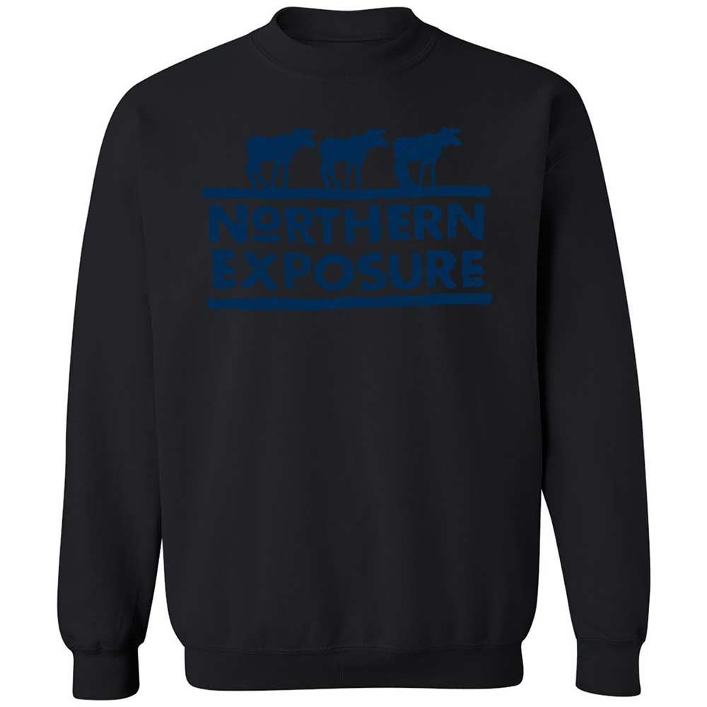 Classic Unisex Sweatshirt - M7QCWTPW - Black - 14
