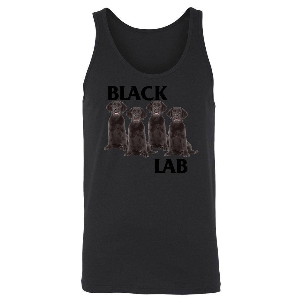 Unisex Jersey Tank - 8143XHMQ - Black - 14