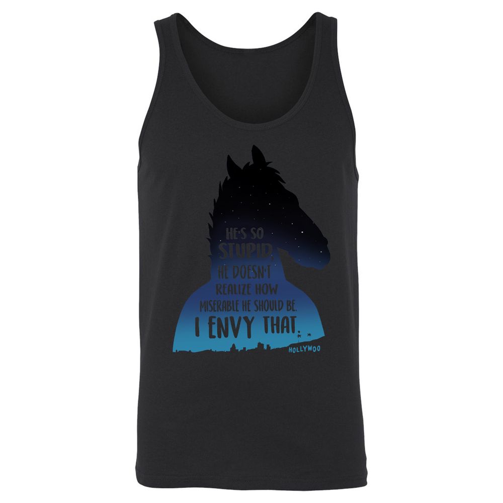 Unisex Jersey Tank - 1MSPRJLF - Black - 14