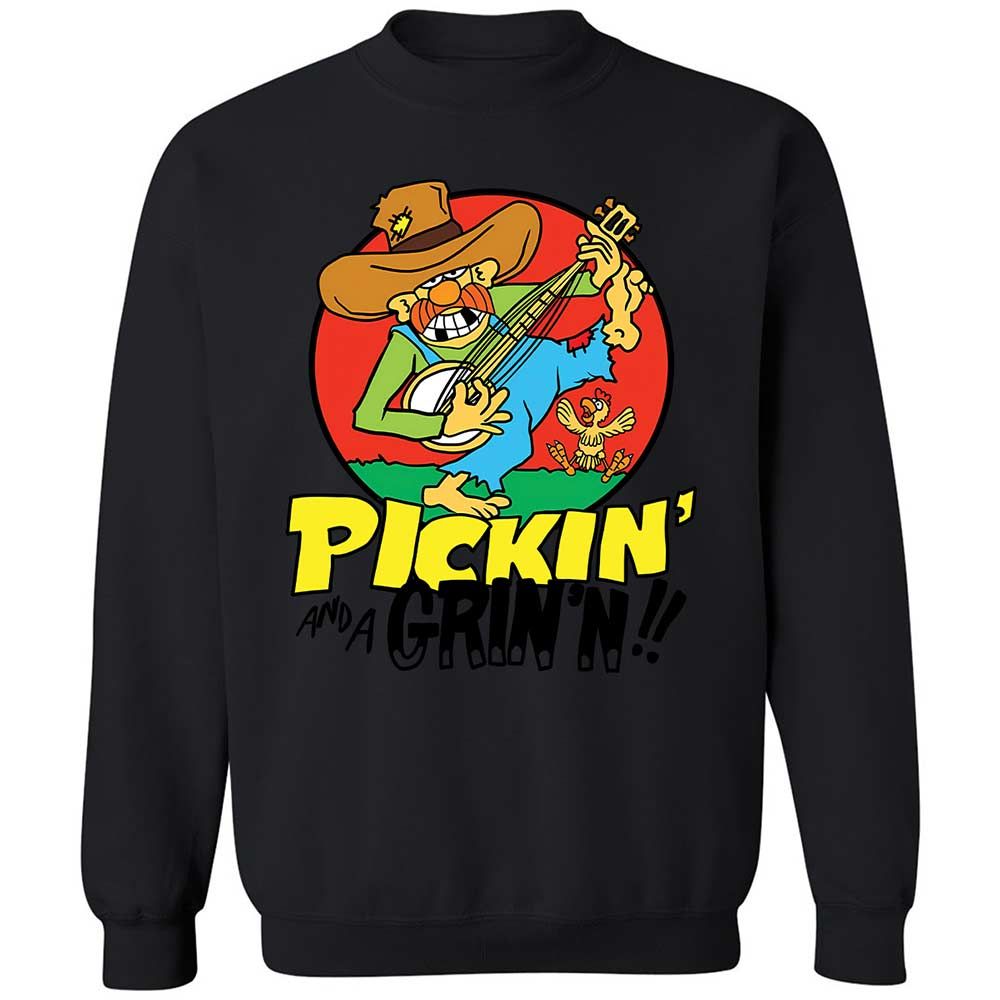 Pickin' and a Grinnin - Black - 14