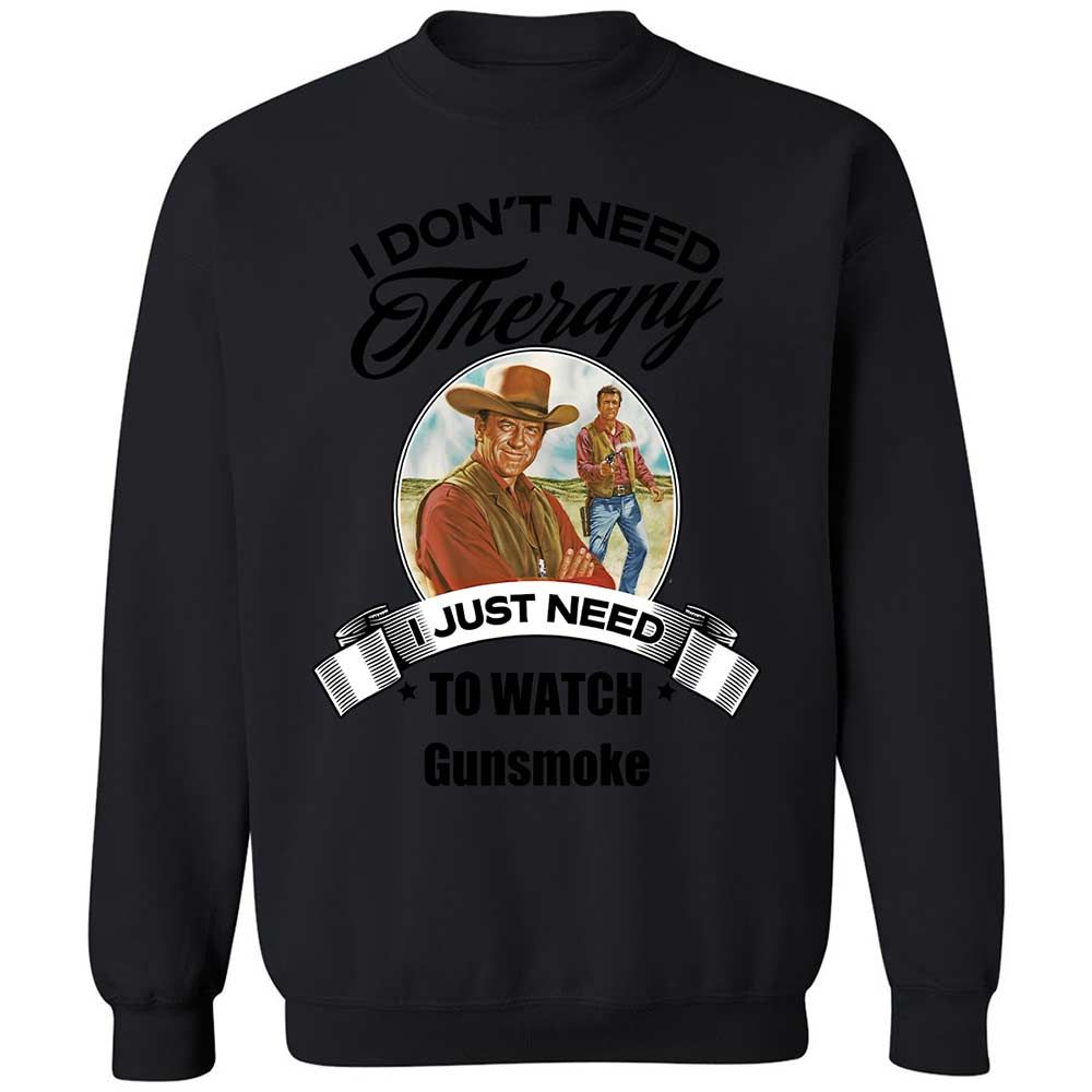 I Don't Need Therapy - Black - 14