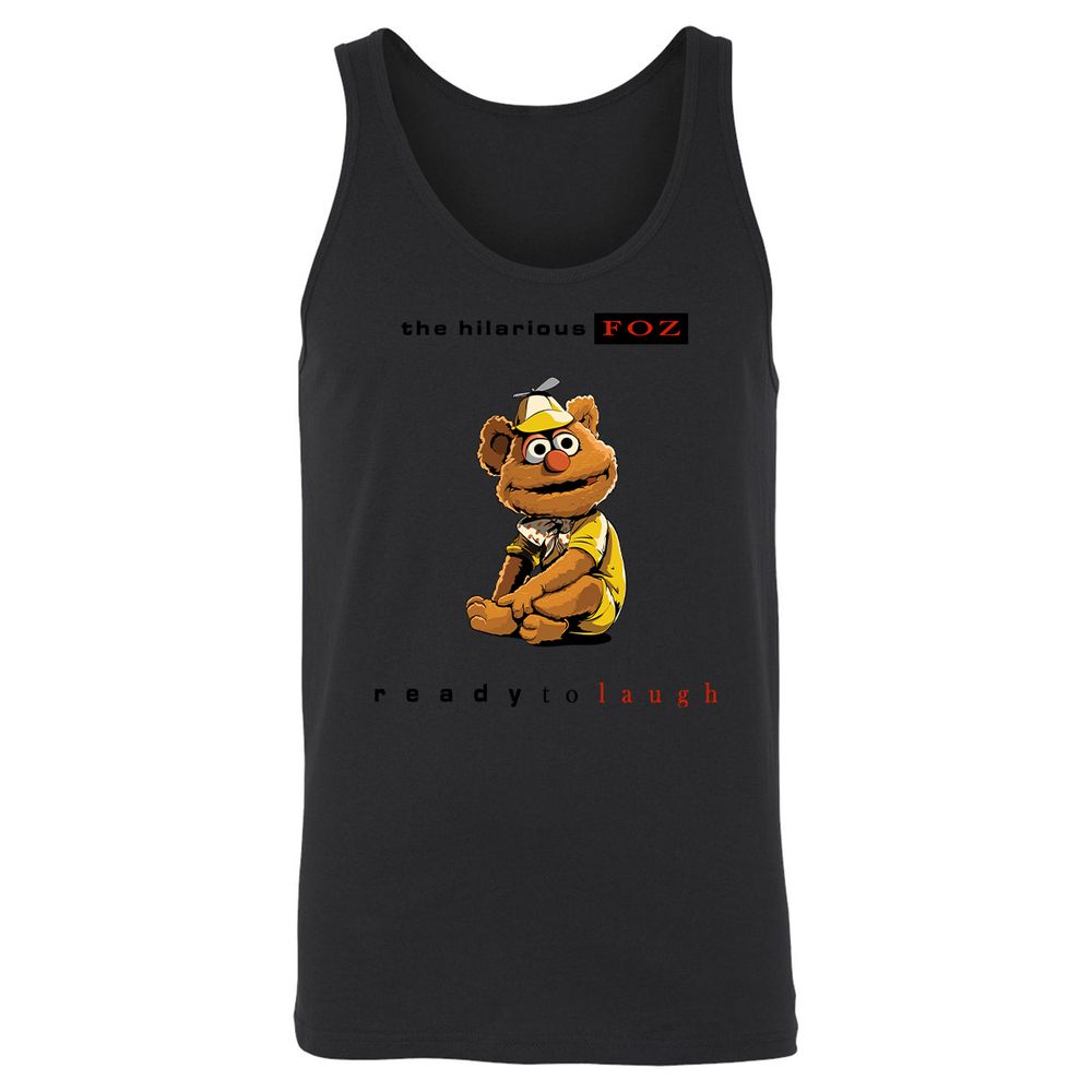 Unisex Jersey Tank - CCEGGKGN - Black - 14