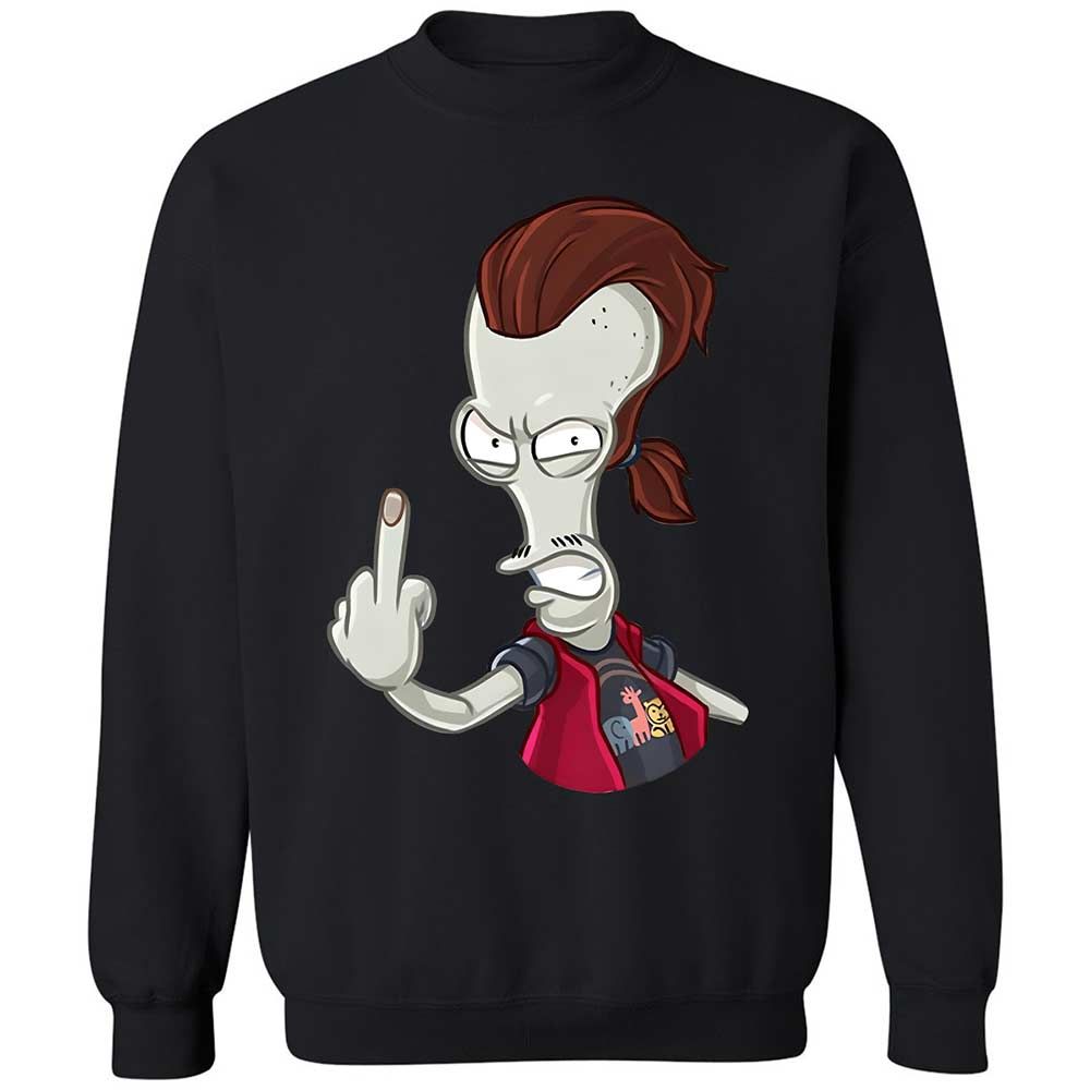 Classic Unisex Sweatshirt - CZN7LCDU - Black - 14