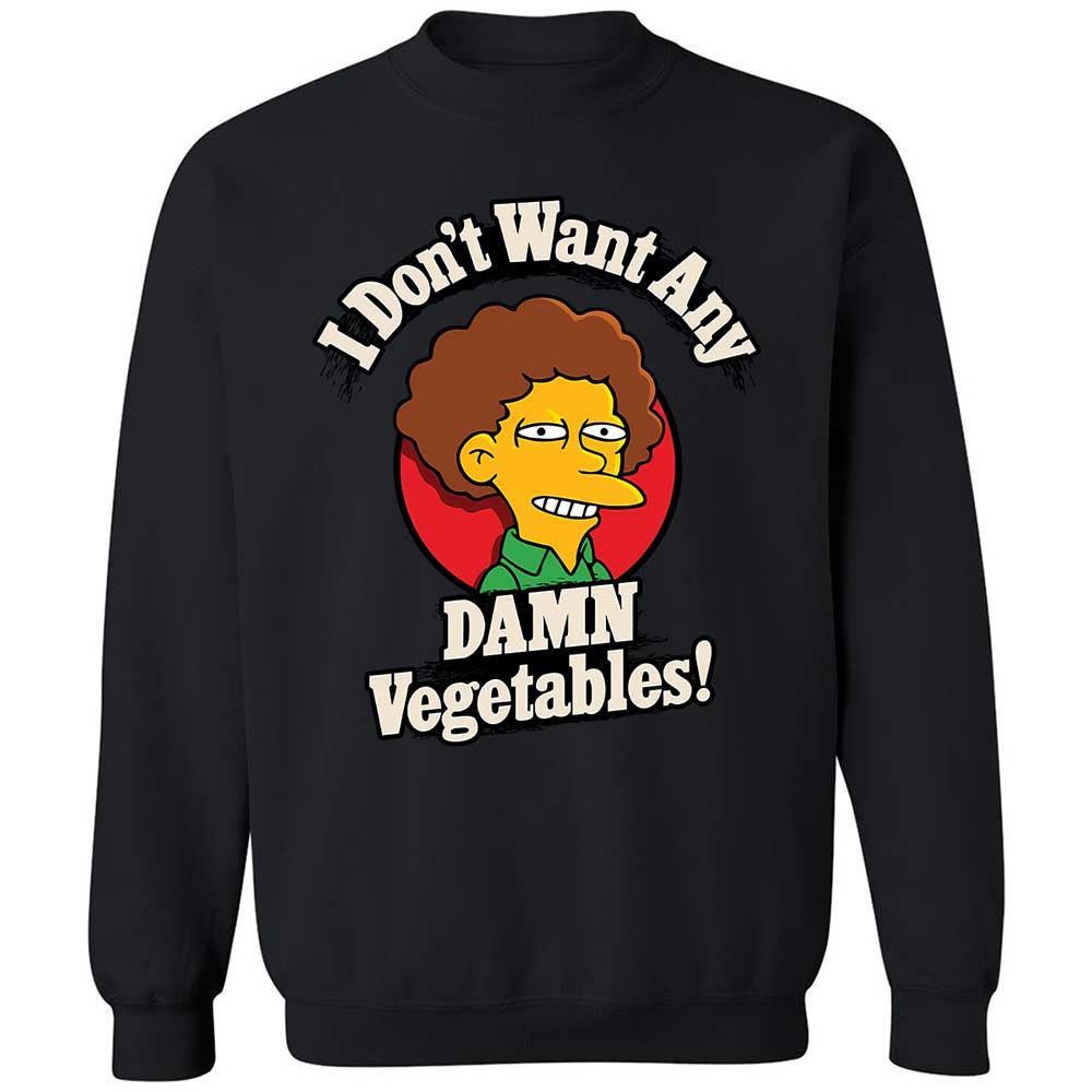 I Don't Want Any Damn Vegetables! - Black - 14