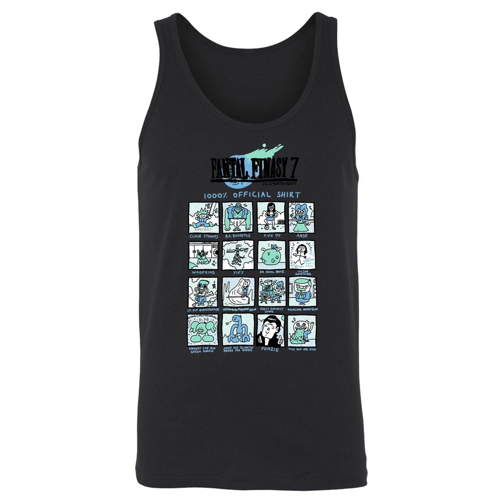 Unisex Jersey Tank - QYC28MB3 - Black - 14
