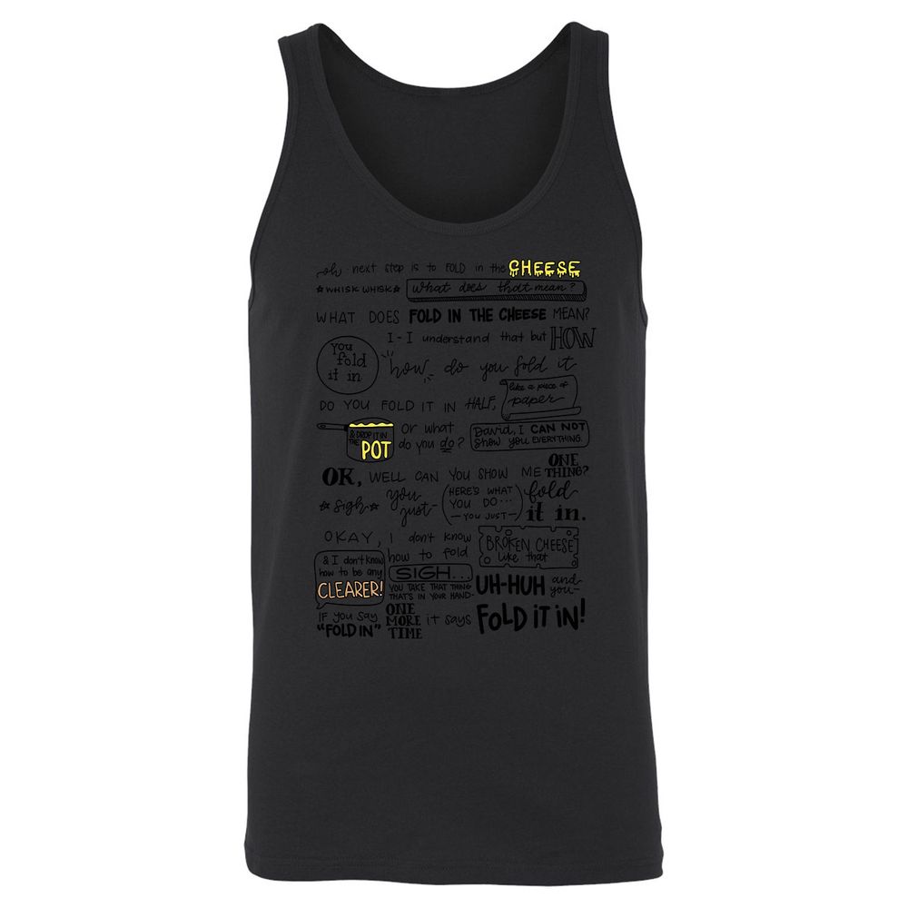Unisex Jersey Tank - 8H4BDV3A - Black - 14