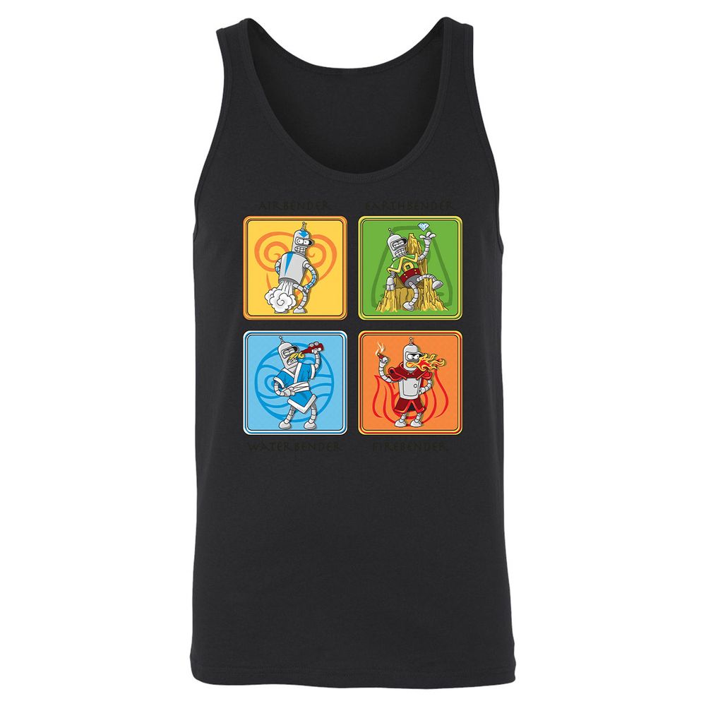 Unisex Jersey Tank - NP3AZH4E - Black - 14