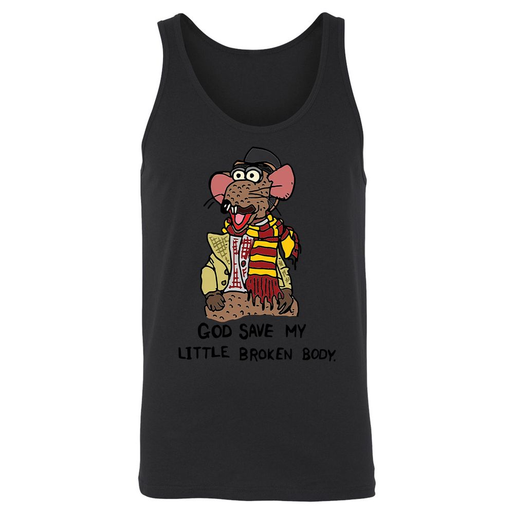 Unisex Jersey Tank - UPKRKM9L - Black - 14