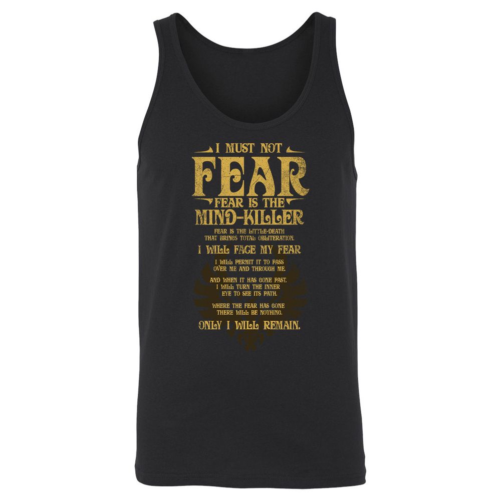 Unisex Jersey Tank - FZQJ48FQ - Black - 14