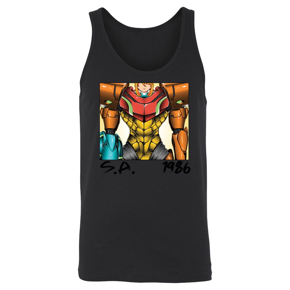 Unisex Jersey Tank - 5D5QZ9D7 - Black - 14