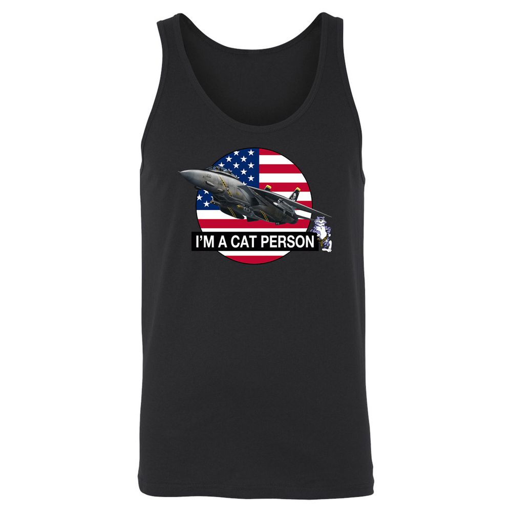 Unisex Jersey Tank - QJNQ5CGZ - Black - 14