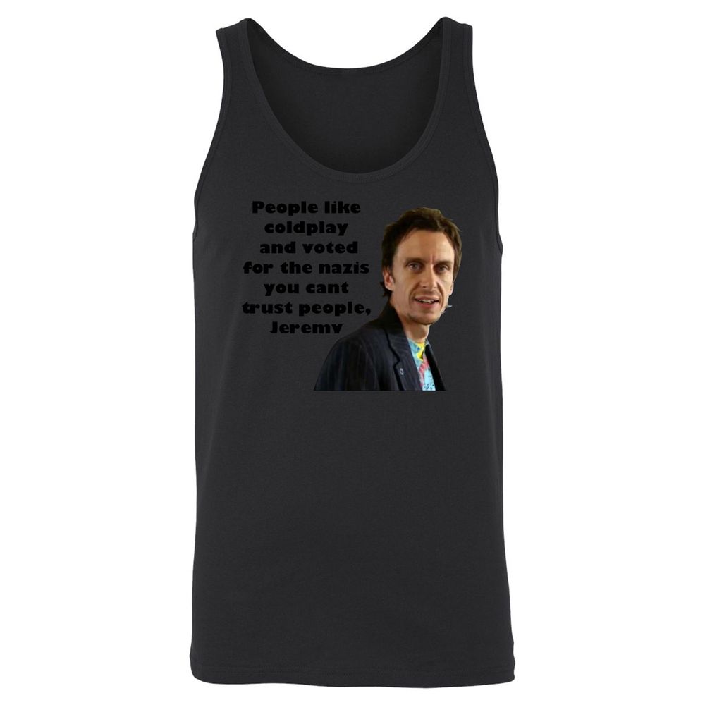 Unisex Jersey Tank - HTZJBBFK - Black - 14