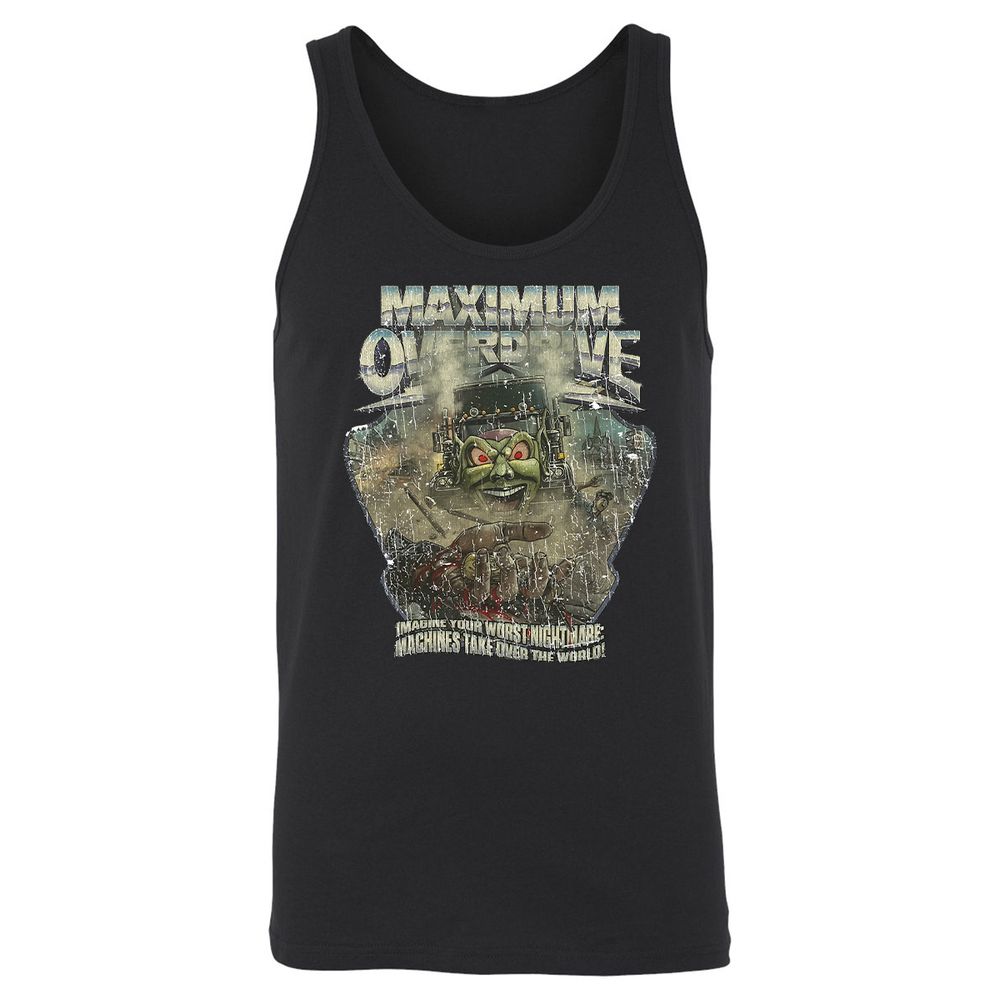 Unisex Jersey Tank - QH4L7K6L - Black - 14