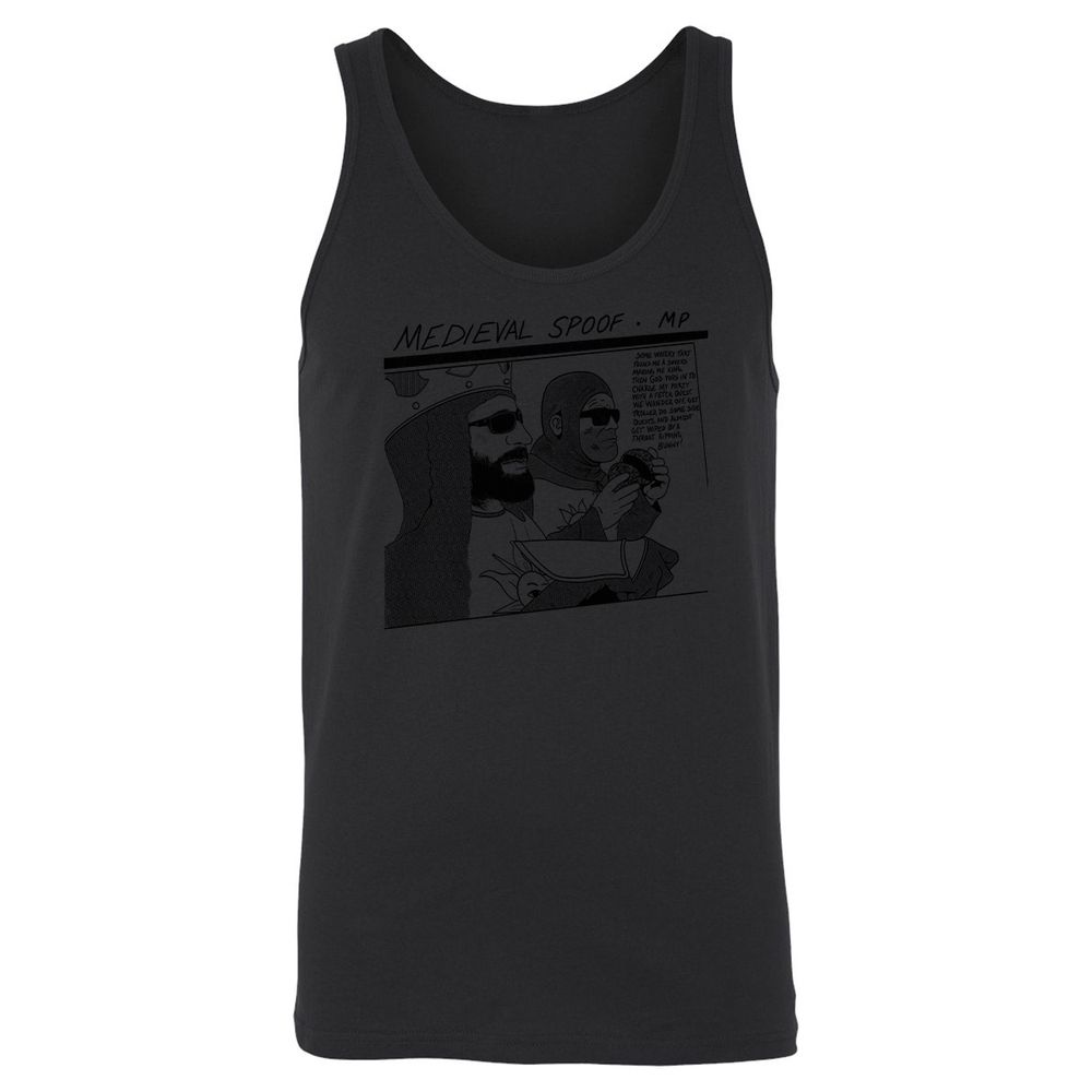 Unisex Jersey Tank - U9BTZDEA - Black - 14