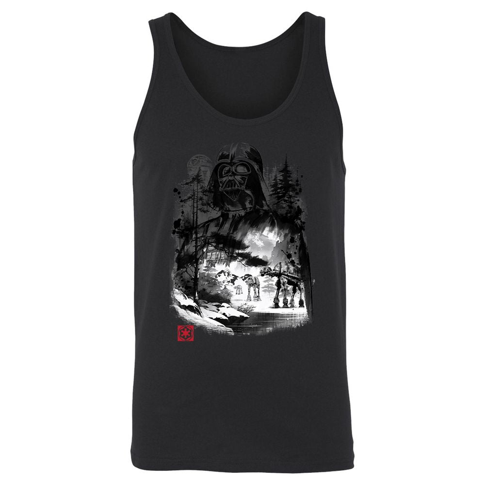 Unisex Jersey Tank - HLWZWZQM - Black - 14