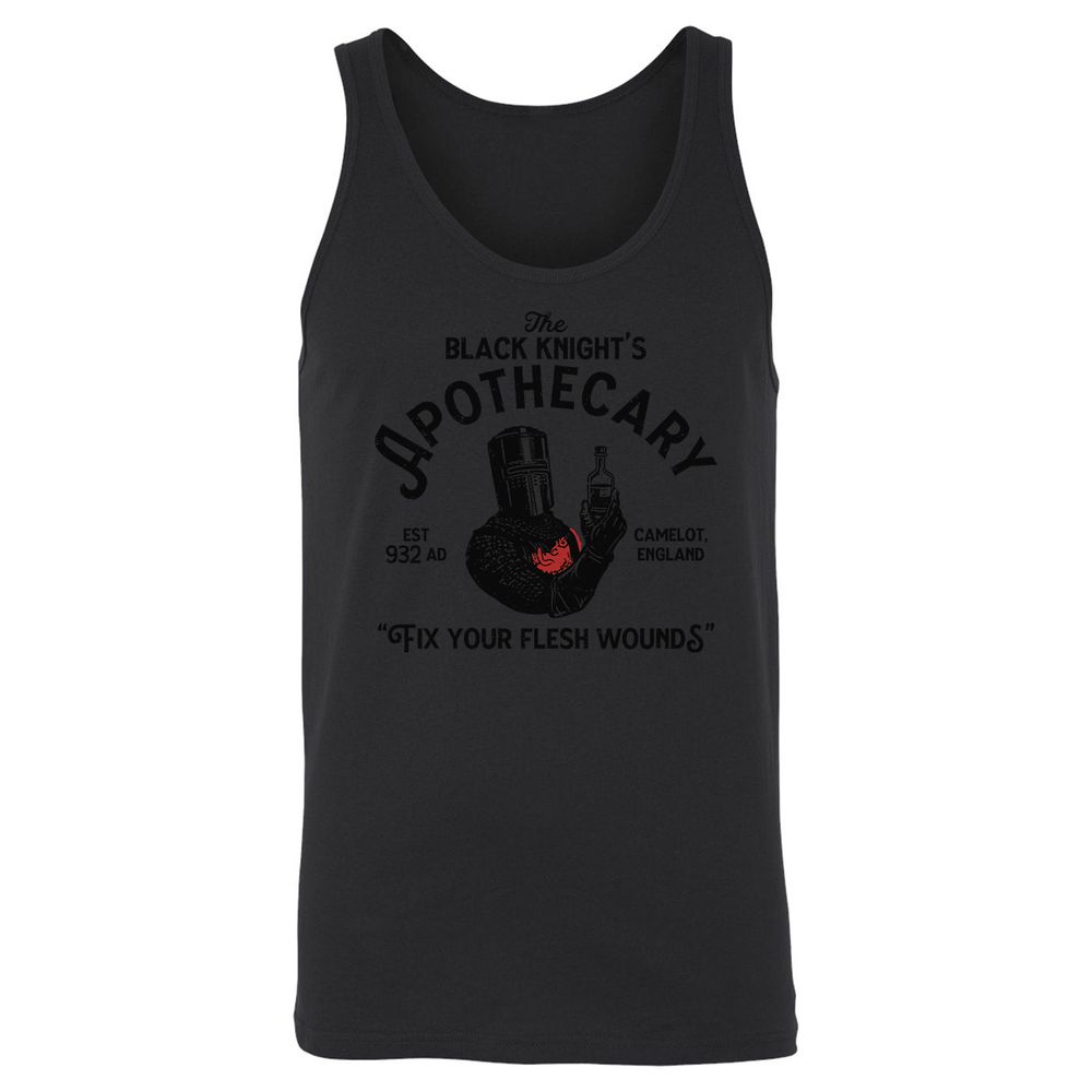 Unisex Jersey Tank - SNKB44RT - Black - 14