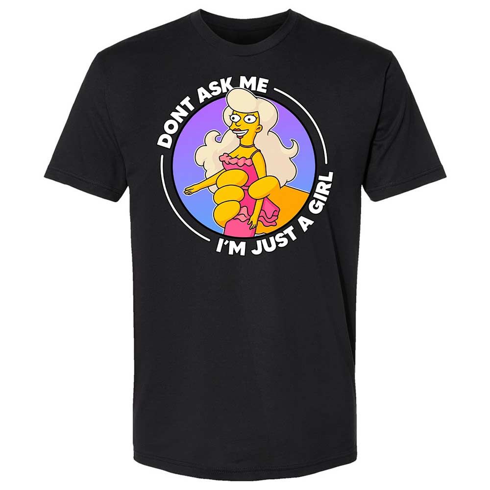 Don't Ask Me I'm Just A Girl - Black - 14