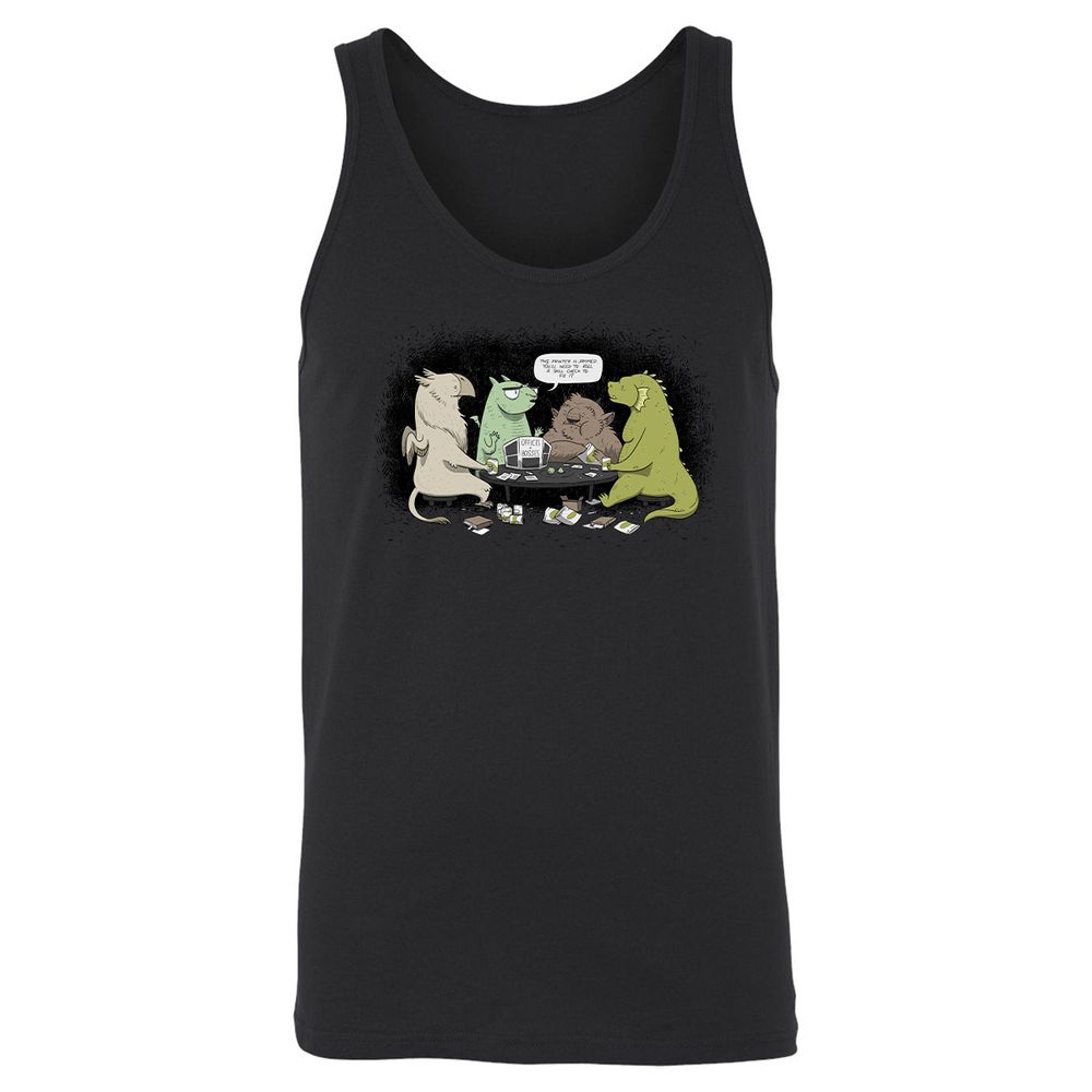 Unisex Jersey Tank - EFAJR6JM - Black - 14