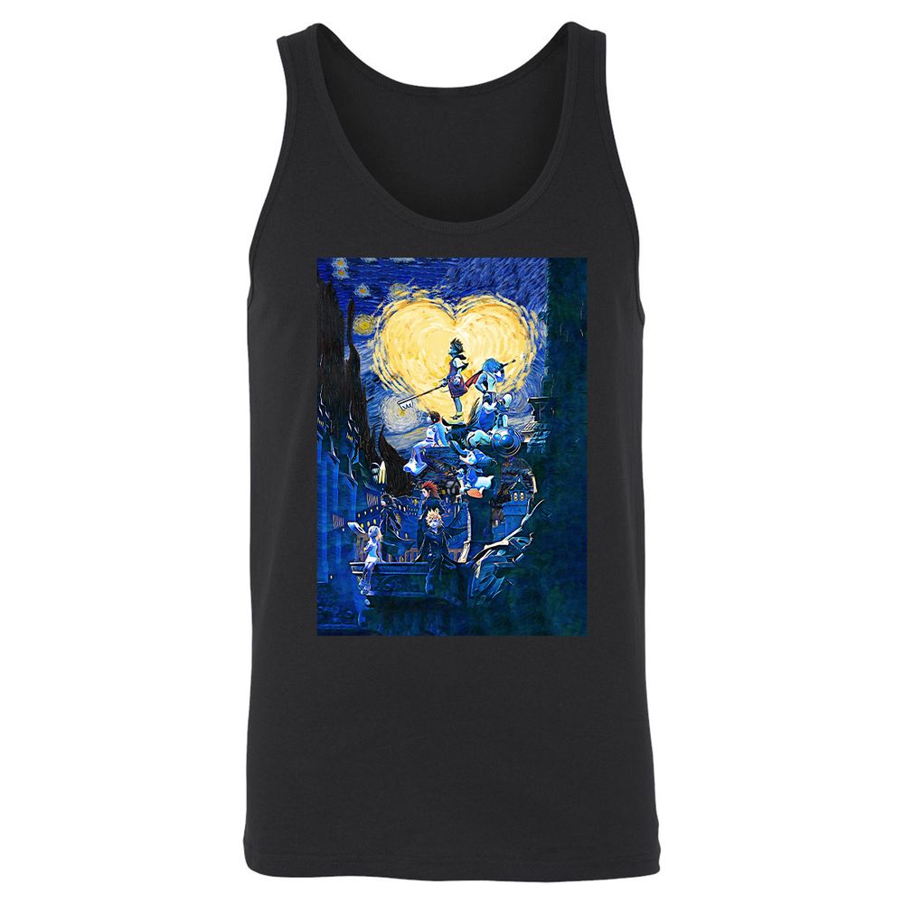 Unisex Jersey Tank - QUA88TEH - Black - 14