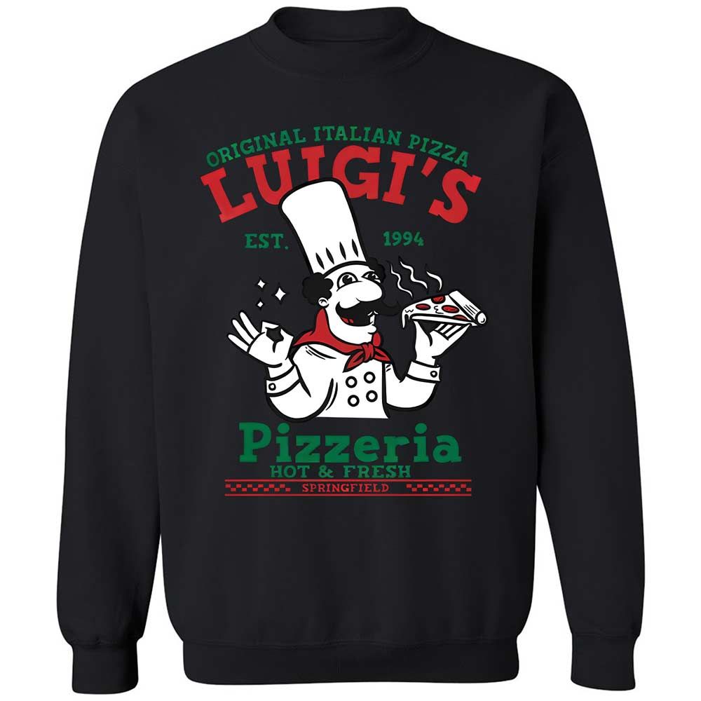 Classic Unisex Sweatshirt - LVWA7TU4 - Black - 14