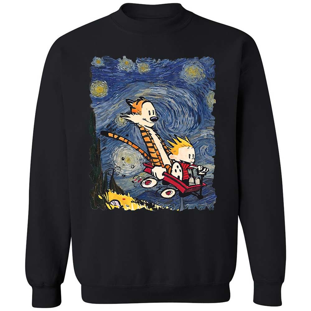 Classic Unisex Sweatshirt - Y93X5CBR - Black - 14