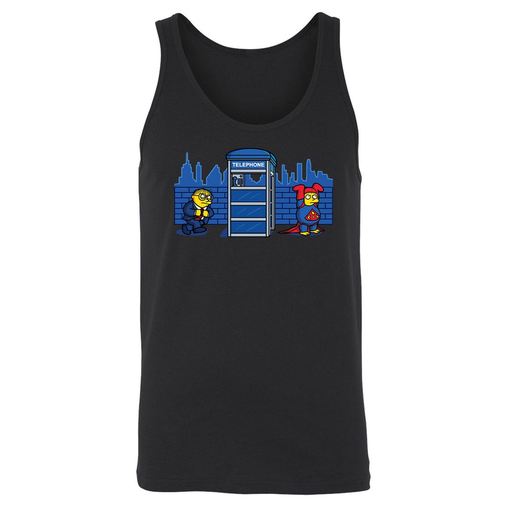 Unisex Jersey Tank - BLCZXYSP - Black - 14
