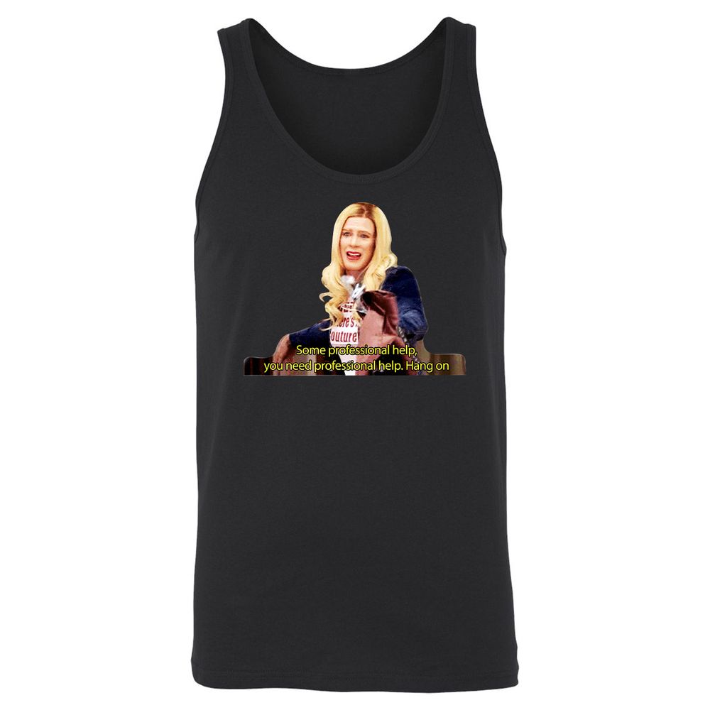 Unisex Jersey Tank - UWKC5QDK - Black - 14