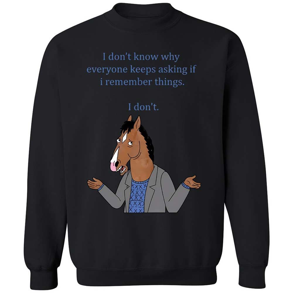 Classic Unisex Sweatshirt - WAJKLE1Y - Black - 14