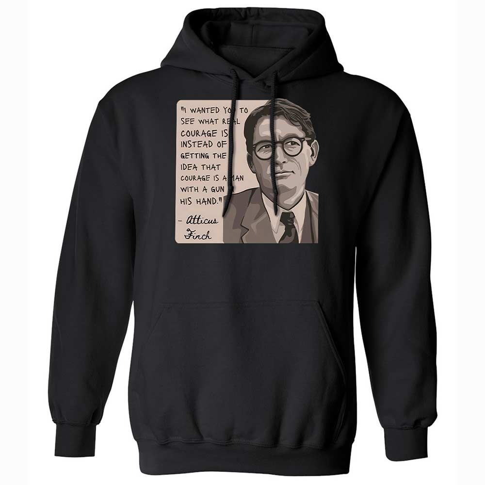 Real Courage Quote - Black - 14