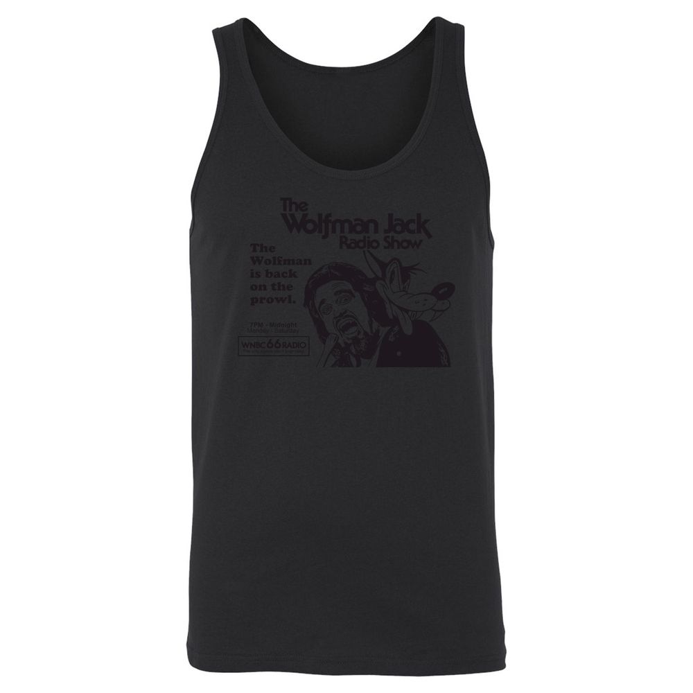 Unisex Jersey Tank - F7VKLCAB - Black - 14