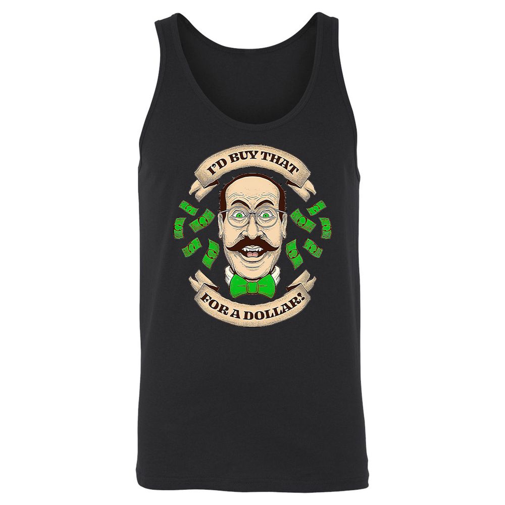 Unisex Jersey Tank - SUJ76XQH - Black - 14