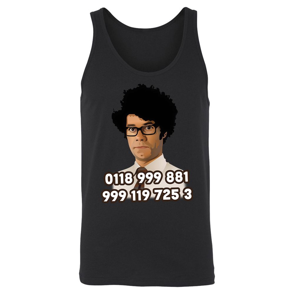 Unisex Jersey Tank - MD8GVSQL - Black - 14