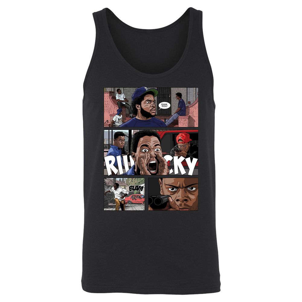 Unisex Jersey Tank - 2A3MP8NW - Black - 14