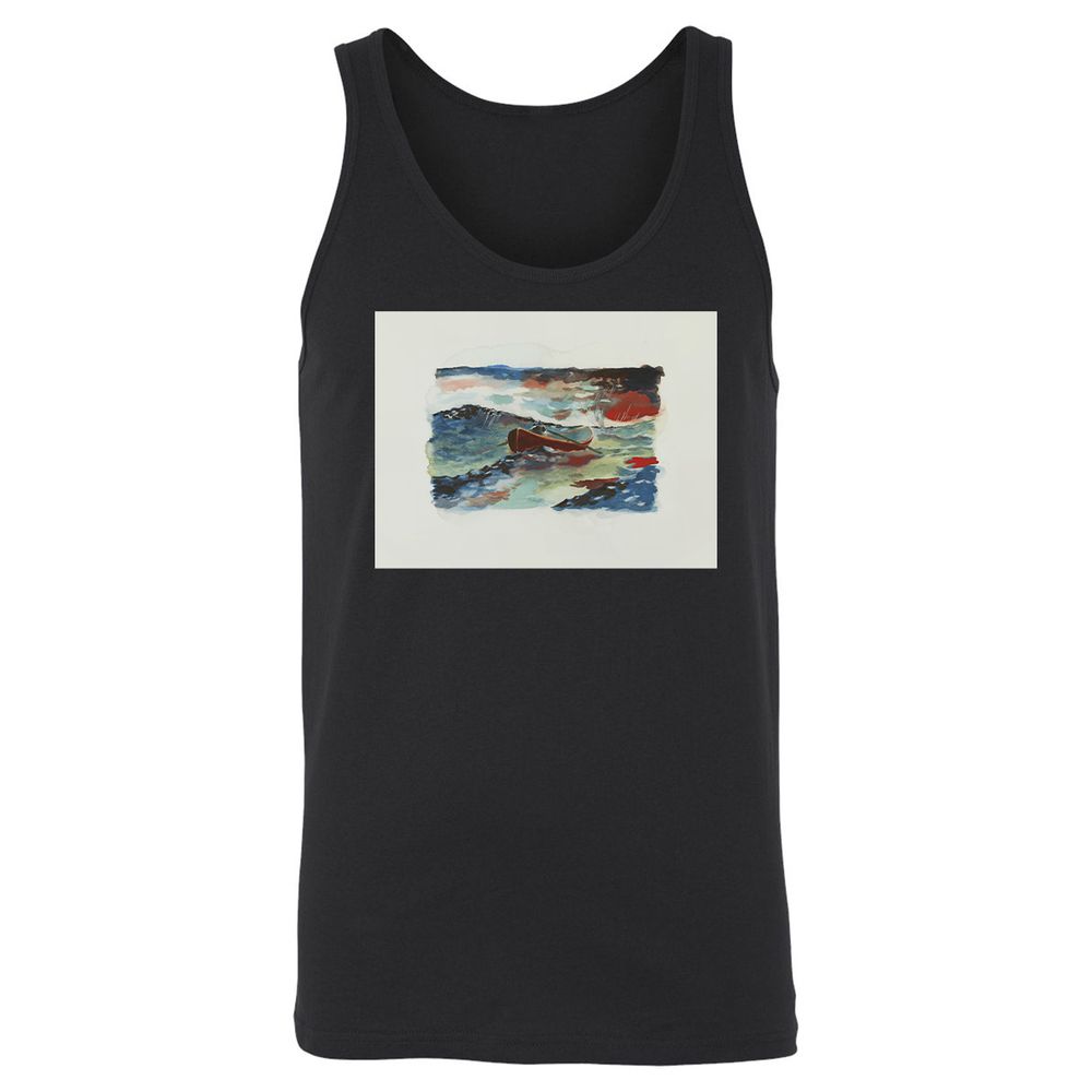 Unisex Jersey Tank - RV9UAHXJ - Black - 14