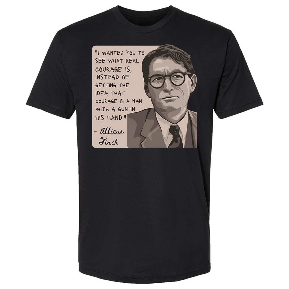Real Courage Quote - Black - 14
