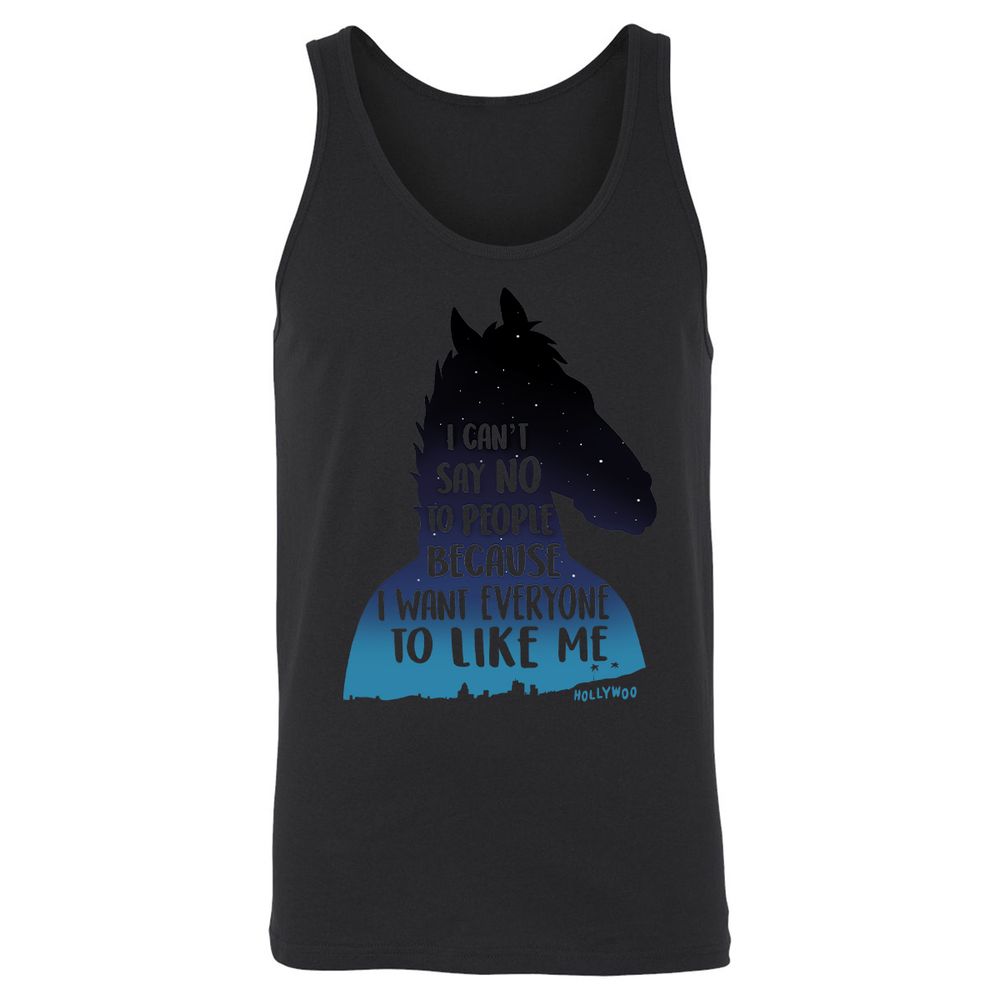 Unisex Jersey Tank - E5TQBQPD - Black - 14