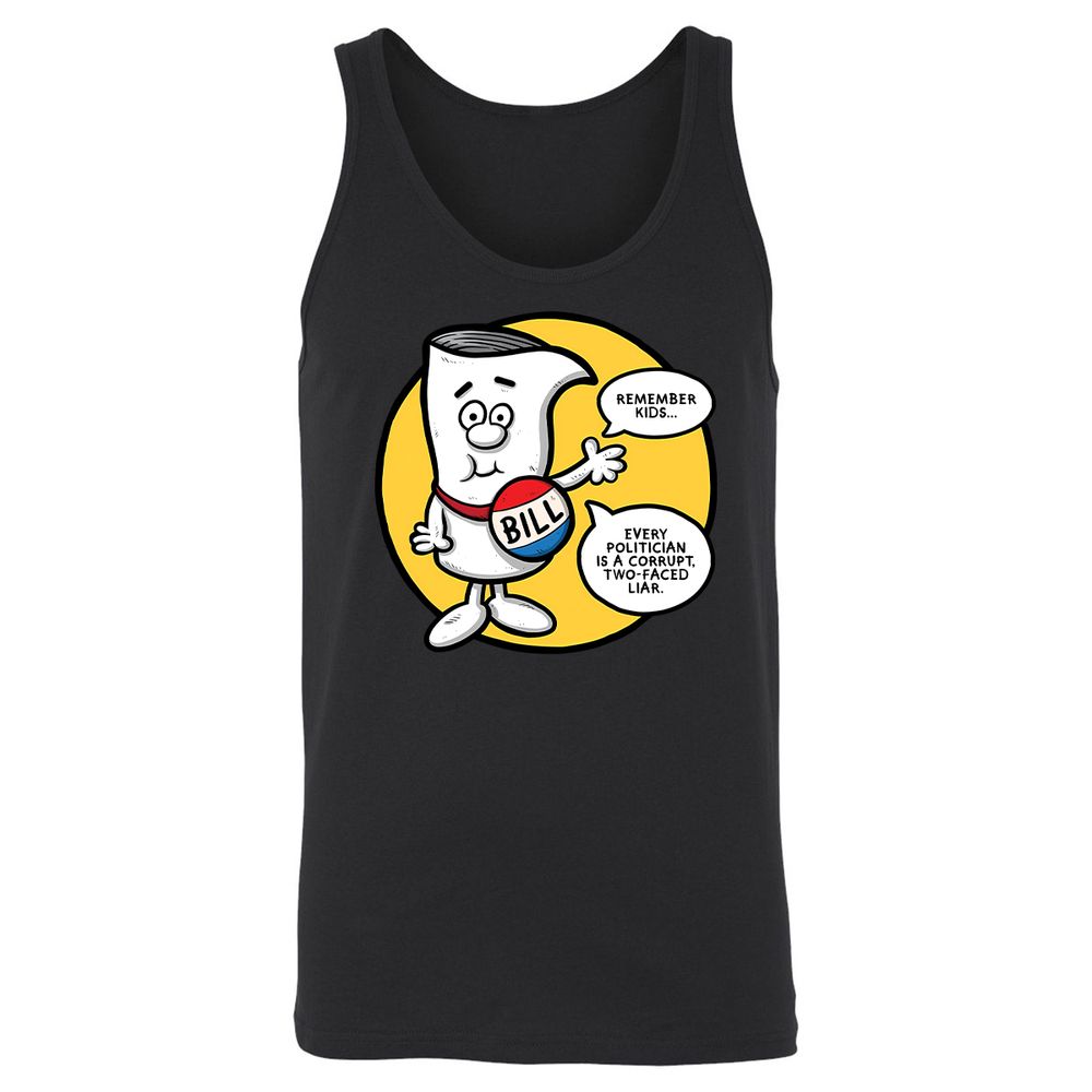 Unisex Jersey Tank - 7TAHP8AB - Black - 14
