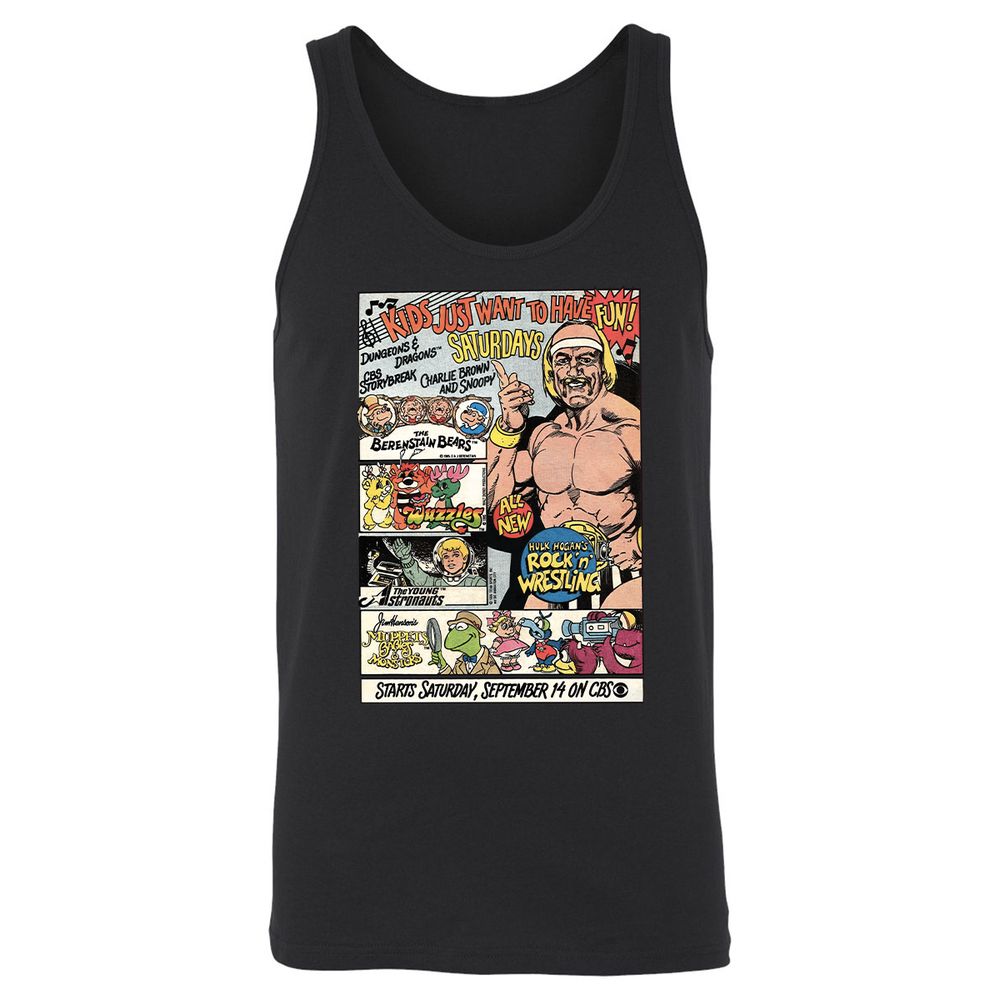 Unisex Jersey Tank - Y3YWX55G - Black - 14