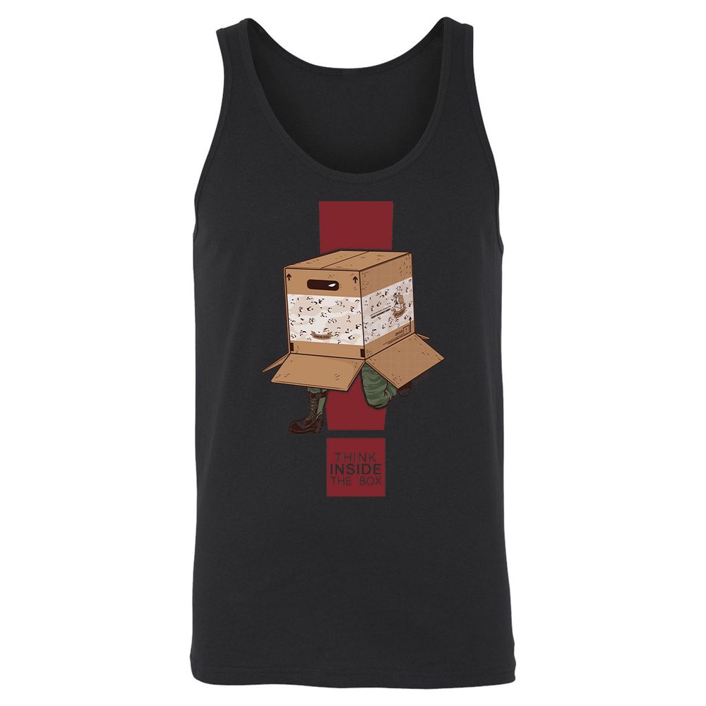 Unisex Jersey Tank - 3GRRERB1 - Black - 14