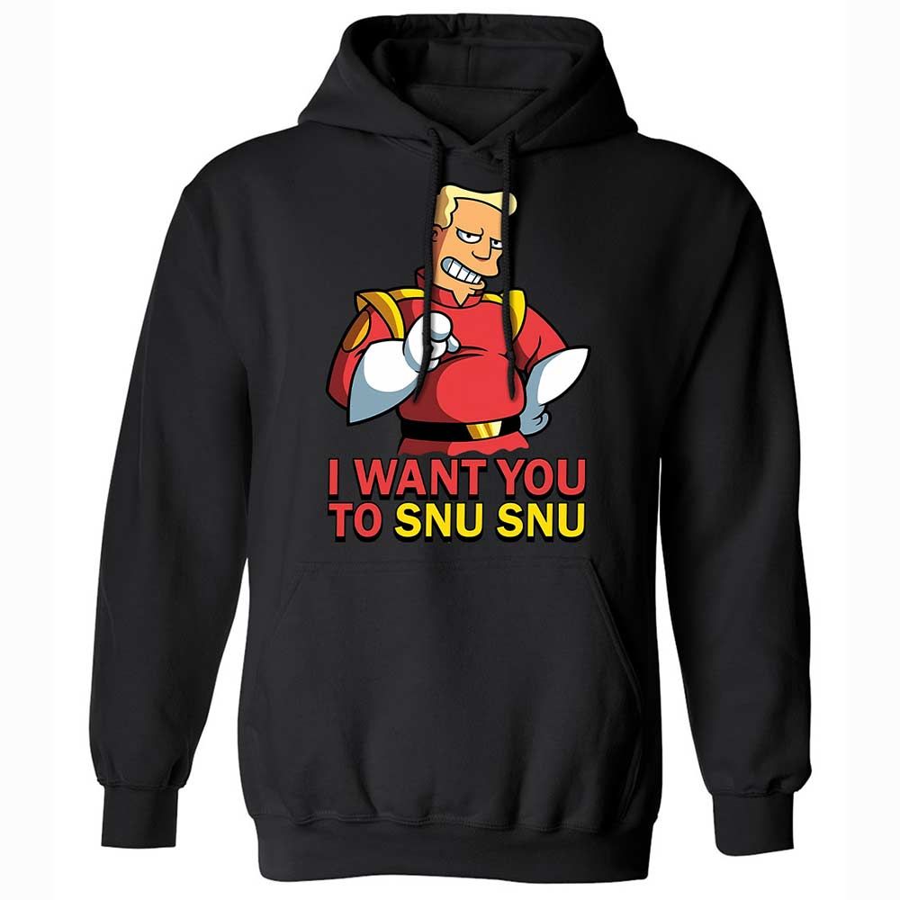 Classic Unisex Hoodie - BUMWNBCK - Black - 14